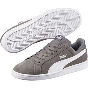 Youth Puma Smash Sneaker in Grey/White Size 6